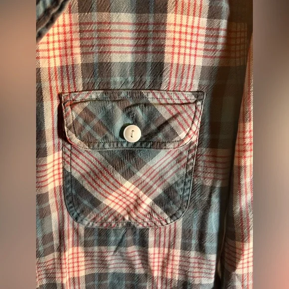 RRL Vintage Ralph Lauren Multicolor Plaid Cotton Shirt size 3 Medium - Picture 5 of 14